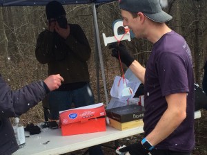 Overall winner Mike Mertsock touching the PP